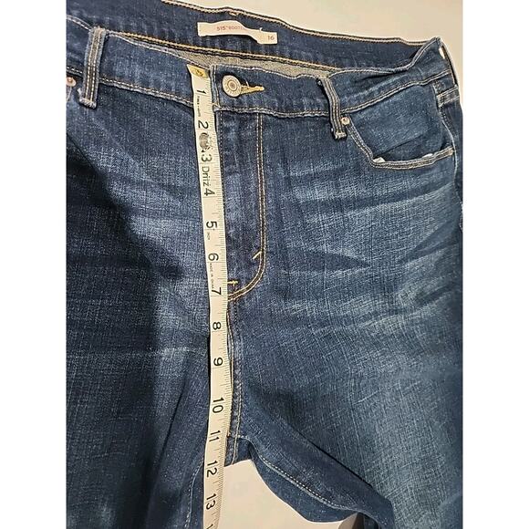 Levis Women's 505 Jeans Straight Size 16 Medium Wash Stretch Pants - Picture 7 of 11